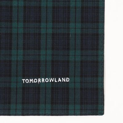 ＴＯＭＯＲＲＯＷＬＡＮＤ　コットン　チェックハンカチ