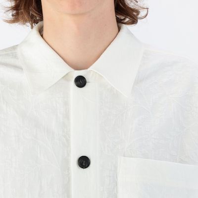 CABaN コットンジャカード オーバーサイズシャツ | CABaN