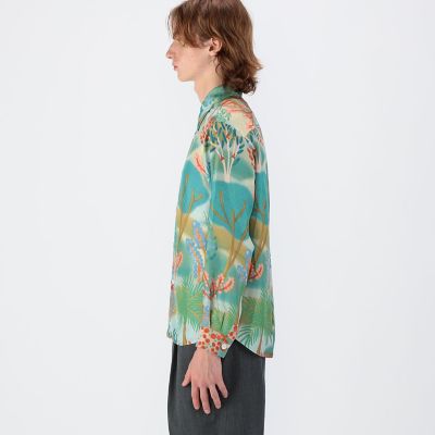 CABaN シルクツイル LA GRAND FORESTプリント CABaN シルクツイル LA GRAND FORESTプリント
