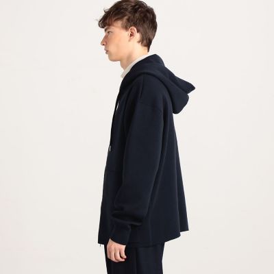 着丈655身幅58ゆき87CABaN Cotton cashmere zip hoodie