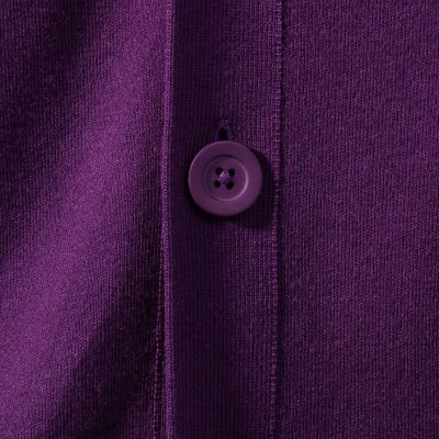 CABaN コットンカシミヤ バイカラーVネックカーディガン