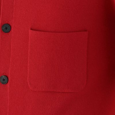 ＣＡＢａＮ　コットンカシミヤ　ポケットクルーネックカーディガン