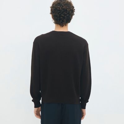 CABaN コットンカシミヤ ポケットクルーネックカーディガン