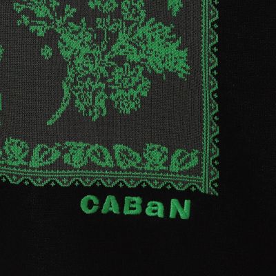 CABaN コットンジャカード ハーフスリーブプルオーバー