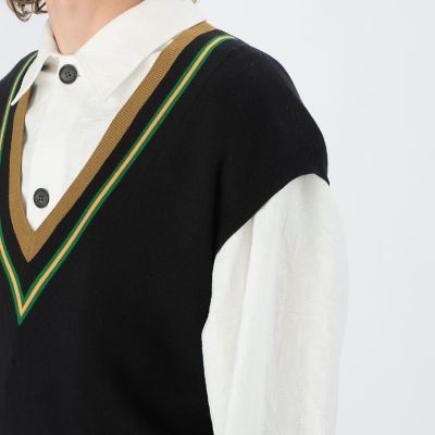 CABaN キャバン　コットンカシミア　クルーネックベスト　Lサイズ 楽天市場】[送料無料]CABaN : コットンカシミヤ クルーネック