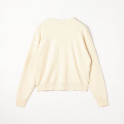 ＣＡＢａＮ　コットンカシミヤ　Ｅｌｅｐｈａｎｔエンブロイダリークルーネックプルオーバー