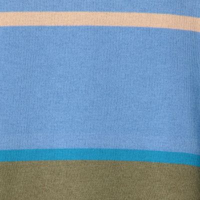 ＣＡＢａＮ　コットンカシミヤ　マルチボーダークルーネックプルオーバー