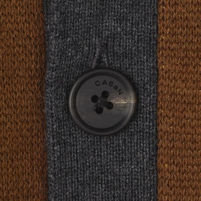 新品 CABaN コットンカシミヤジャカード ジャズバンド カーディガン CABaN コットンカシミヤジャカード JAZZ VIBRAPHONE クルー