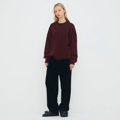 CABaN コットン カシミヤ クルーネック プルオーバー フューシャピンク コットンカシミヤ クルーネックプルオーバー | CABaN/キャバン | 三越