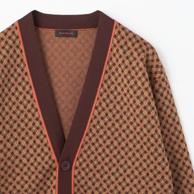 【美品】  CABaN / キャバン | 2021SS | コットンポリエステル コスタリカンジャカード Vネックカーディガン | M | ブラウン/ベージュ/ブラック | レディース 楽天市場】【美品】 CABaN / キャバン | 2021SS | コットン