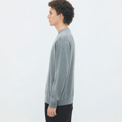 コットンカシミヤ プレーンモックネックプルオーバー | CABaN/キャバン