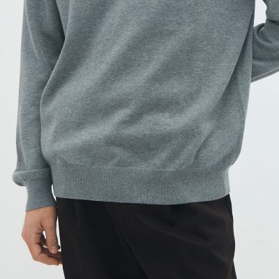 コットンカシミヤ プレーンモックネックプルオーバー | CABaN/キャバン