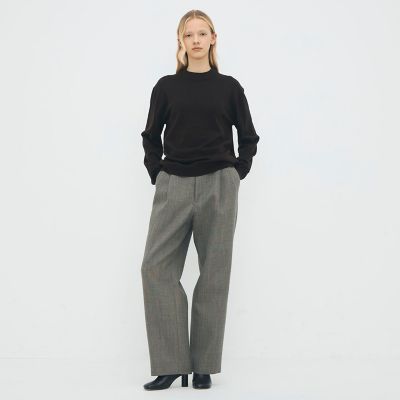 CABaN キャバン コットンカシミヤ プレーンクルーネックプルオーバー CABaN コットンカシミヤ クルーネックプルオーバー｜トゥモローランド