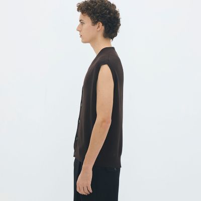 コットンカシミヤ Vネックベスト | CABaN/キャバン | 三越伊勢丹