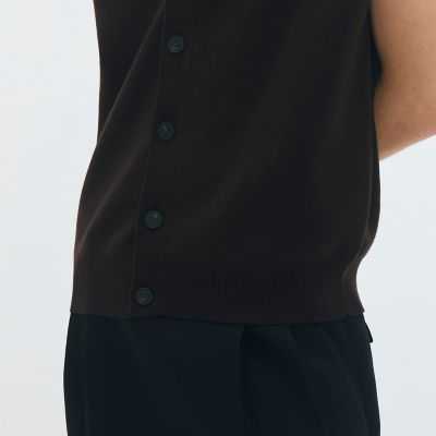 コットンカシミヤ Vネックベスト | CABaN/キャバン | 三越伊勢丹