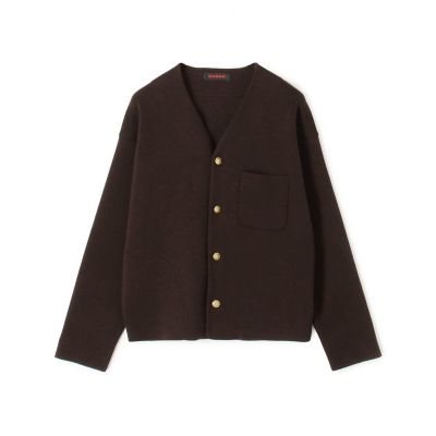 コットンカシミヤ ハイVネックカーディガン | CABaN/キャバン | 三越