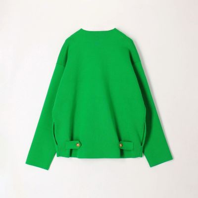 caban キャバン コットンポリエステル Vネックカーディガン CABaN コットンカシミヤ バイカラーVネックカーディガン | CABaN