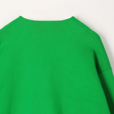 キャバン　コットンカシミヤ Vネックショートカーディガン caban（キャバン）の「コットンカシミヤ パイピングVネックショート