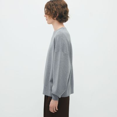 CABaN コットンカシミヤ クルーネックプルオーバー（ニット