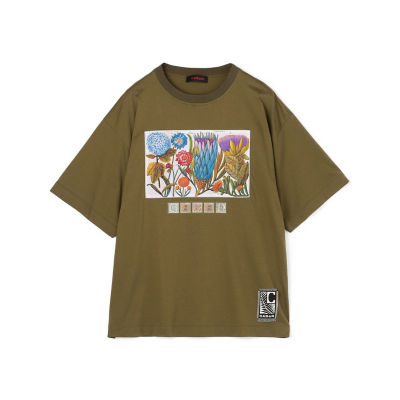 ＣＡＢａＮ スビンコットン パレルモプリントＴシャツ メンズ - 3636studio