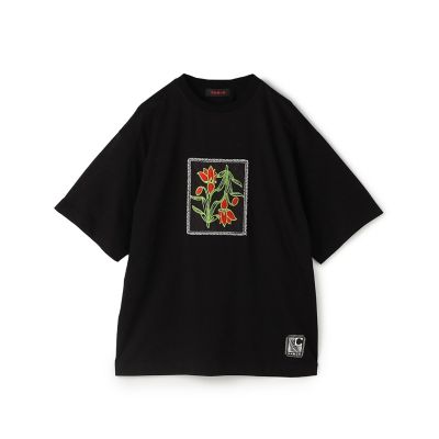 ＣＡＢａＮ スビンコットン ＩＢＩＺＡ エンブロイダリーＴシャツ の