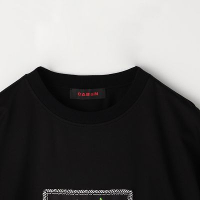 ＣＡＢａＮ　スビンコットン　ＩＢＩＺＡ　エンブロイダリーＴシャツ