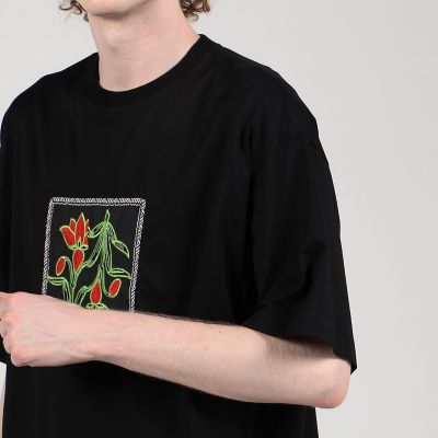 ＣＡＢａＮ　スビンコットン　ＩＢＩＺＡ　エンブロイダリーＴシャツ