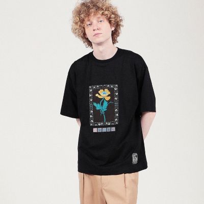 CABaN スビンコットン IBIZA プリントTシャツ CABaN ドライスビンコットン IBIZA プリントTシャツ