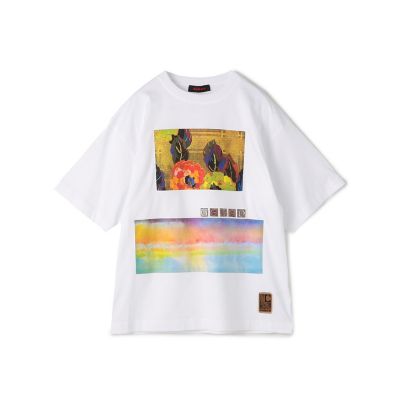 ＜三越伊勢丹/公式＞ CABaN/キャバン CABaN スビンコットン IBIZA プリントTシャツ 12ホワイトケイ トップス【三越伊勢丹/公式】