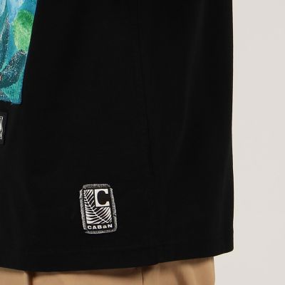 ＣＡＢａＮ　ドライスビンコットン　ＩＢＩＺＡ　プリントＴシャツ