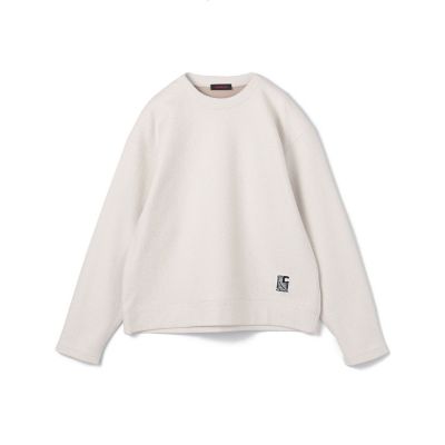 CABaN ウールコットンダブルフェイスプルオーバー CABaN ウールコットンダブルフェイス クルーネックプル