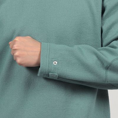 CABaN ウールコットンダブルフェイス クルーネックプル