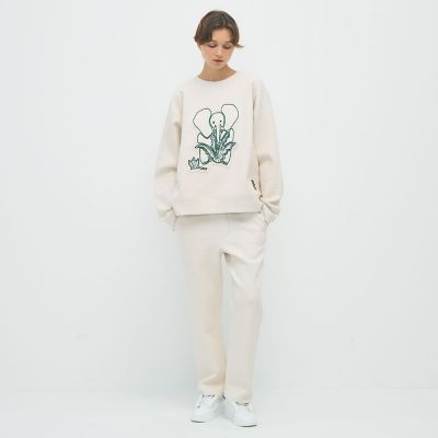 CABaN ウールコットンダブルフェイス イージーパンツ | CABaN