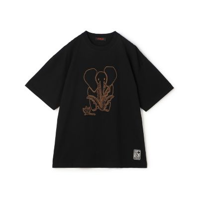 ＜CABaN＞ＣＡＢａＮ　ドライスビンコットン　ＥＬＥＰＨＡＮＴエンブロイダリー　Ｔシャツ