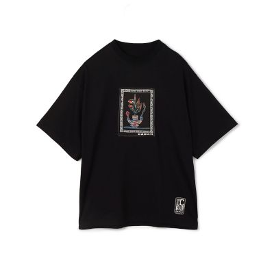 CABaN スビンコットン アフリカンエンブロイダリーTシャツ