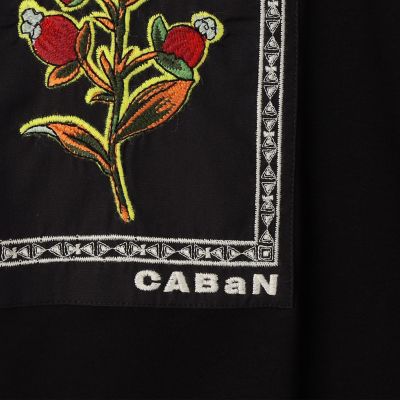 ＣＡＢａＮ　スビンコットン　ビンテージフラワーエンブロイダリーＴシャツ