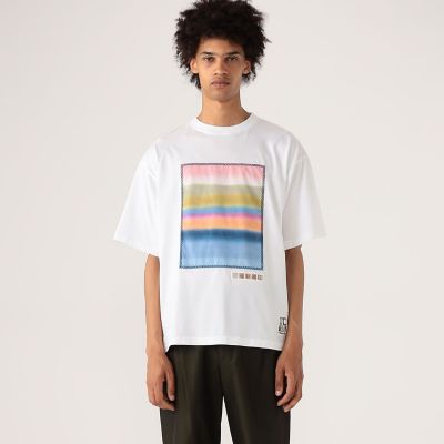 ＣＡＢａＮ　スビンコットン　グラデーションプリントＴシャツ