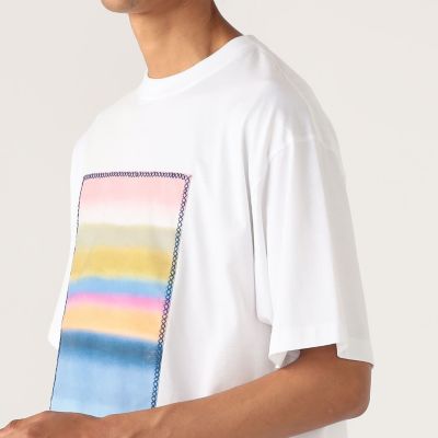 ＣＡＢａＮ　スビンコットン　グラデーションプリントＴシャツ