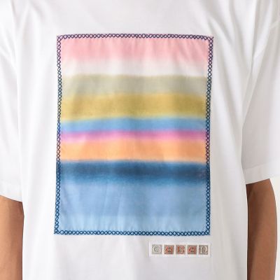 ＣＡＢａＮ　スビンコットン　グラデーションプリントＴシャツ