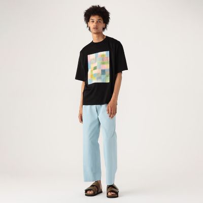 CABaN スビンコットン モザイクプリントTシャツ | CABaN