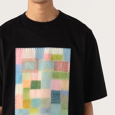 CABaN スビンコットン モザイクプリントTシャツ | CABaN