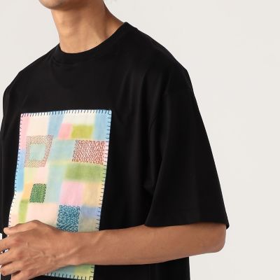 CABaN スビンコットン モザイクプリントTシャツ | CABaN