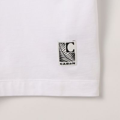 ＣＡＢａＮ　スビンコットン　ＢＩＲＤプリントＴシャツ