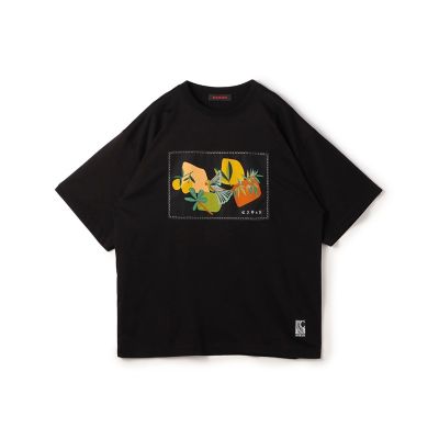 ＣＡＢａＮ　スビンコットン　ＢＩＲＤプリントＴシャツ