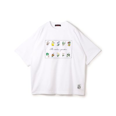 CABaN/キャバン ＣＡＢａＮ　スビンコットン　ＧＲＥＥＮ　ＳＨＯＷＥＲプリントＴシャツ