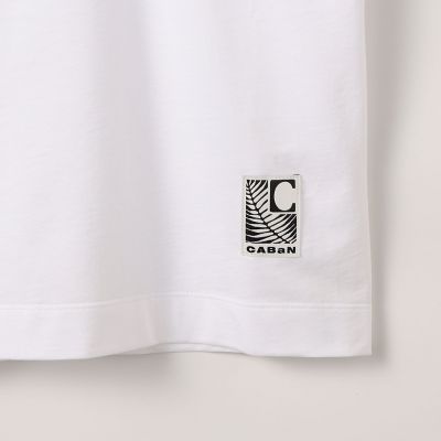 ＣＡＢａＮ　スビンコットン　ＧＲＥＥＮ　ＳＨＯＷＥＲプリントＴシャツ