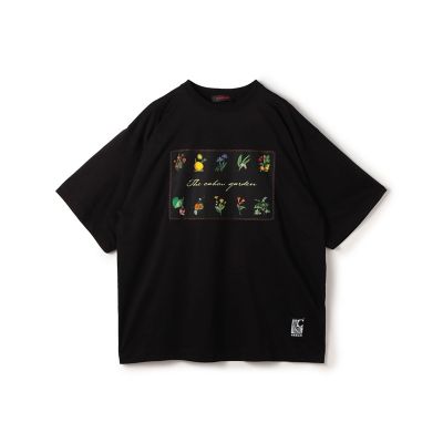 ＣＡＢａＮ　スビンコットン　ＧＲＥＥＮ　ＳＨＯＷＥＲプリントＴシャツ