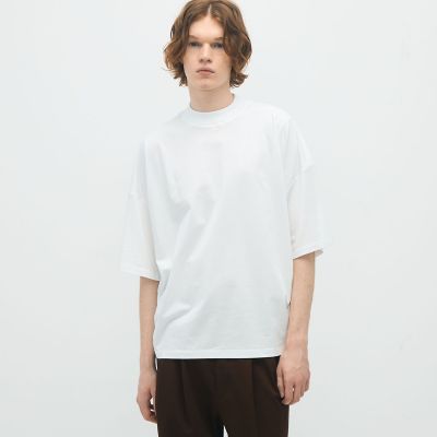 高い信頼 厚い信頼 コットン CABaN ビルドネックTシャツ CABaN/キャバン | トップス