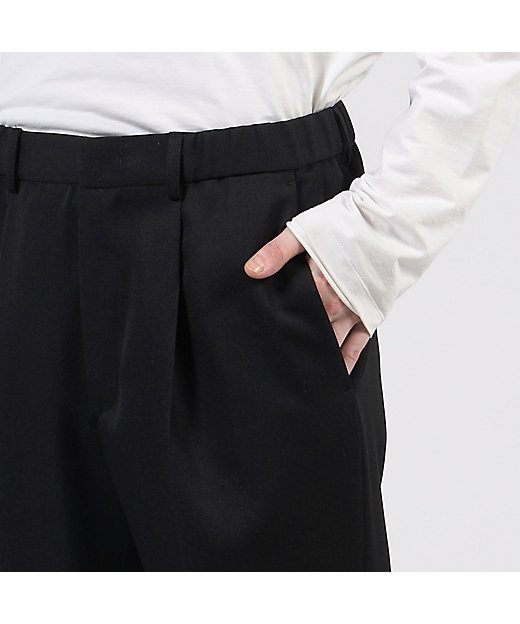 CABaN ウールギャバジン 1タックテーパードパンツ | CABaN CABaN ウールギャバジン 1タックテーパードパンツ | CABaN