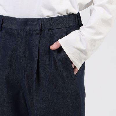 ＣＡＢａＮ　シーアイランドデニム　シャーリングパンツ